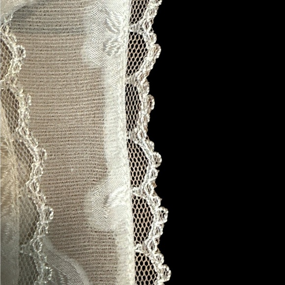 NWOT NK Imode Silk bridal babydoll chemise bow, pearl and rayon lace details - Picture 12 of 15